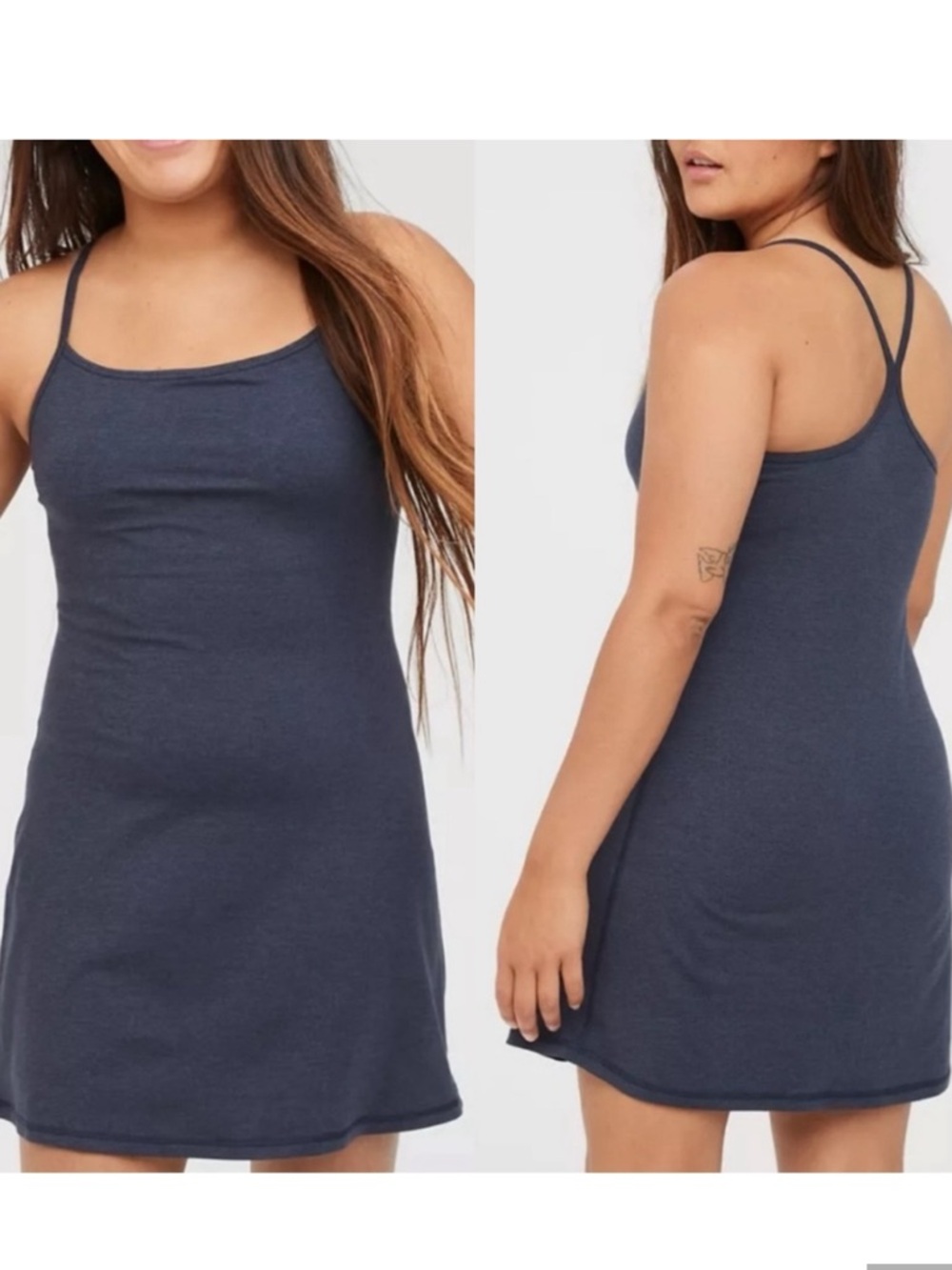 Aerie the Hugger Workout Dress Navy size XL